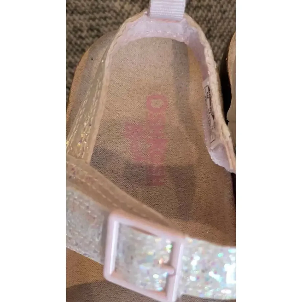 New OshKosh B'gosh Toddler Girls Glitter Sandals - Size 8